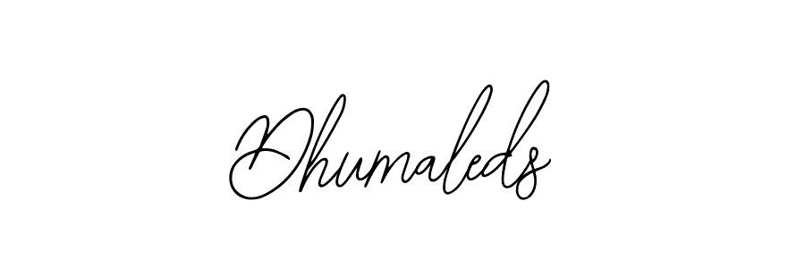 How to make Dhumaleds name signature. Use Bearetta-2O07w style for creating short signs online. This is the latest handwritten sign. Dhumaleds signature style 12 images and pictures png