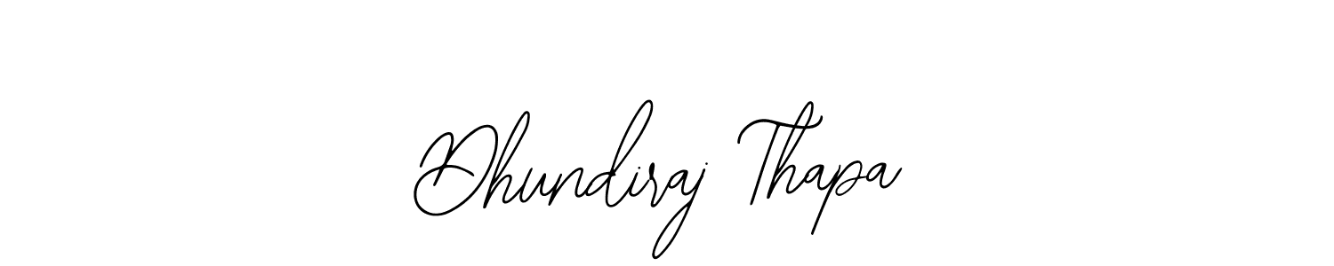 How to Draw Dhundiraj Thapa signature style? Bearetta-2O07w is a latest design signature styles for name Dhundiraj Thapa. Dhundiraj Thapa signature style 12 images and pictures png