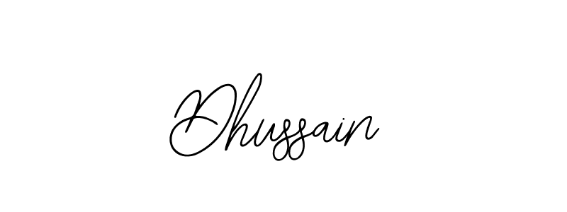 Design your own signature with our free online signature maker. With this signature software, you can create a handwritten (Bearetta-2O07w) signature for name Dhussain. Dhussain signature style 12 images and pictures png