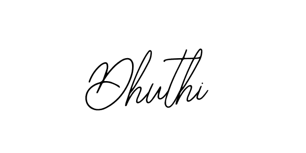 Make a beautiful signature design for name Dhuthi. Use this online signature maker to create a handwritten signature for free. Dhuthi signature style 12 images and pictures png