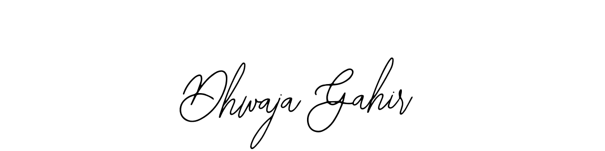 Make a beautiful signature design for name Dhwaja Gahir. Use this online signature maker to create a handwritten signature for free. Dhwaja Gahir signature style 12 images and pictures png