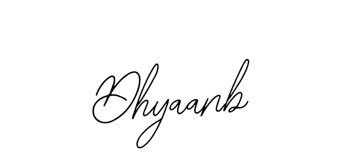 Also we have Dhyaanb name is the best signature style. Create professional handwritten signature collection using Bearetta-2O07w autograph style. Dhyaanb signature style 12 images and pictures png