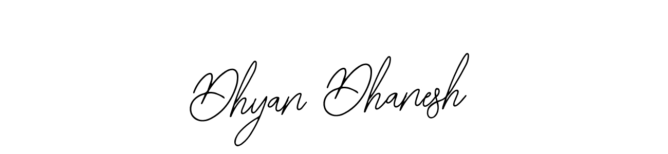 How to make Dhyan Dhanesh name signature. Use Bearetta-2O07w style for creating short signs online. This is the latest handwritten sign. Dhyan Dhanesh signature style 12 images and pictures png