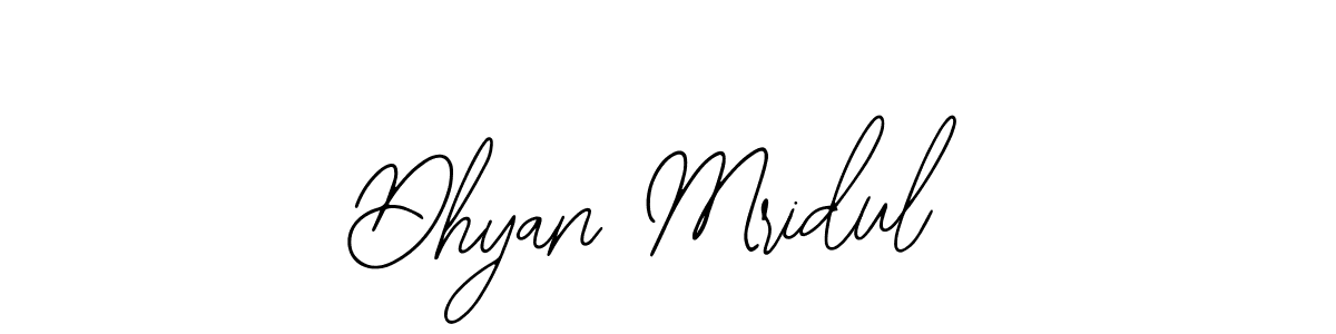 Similarly Bearetta-2O07w is the best handwritten signature design. Signature creator online .You can use it as an online autograph creator for name Dhyan Mridul. Dhyan Mridul signature style 12 images and pictures png