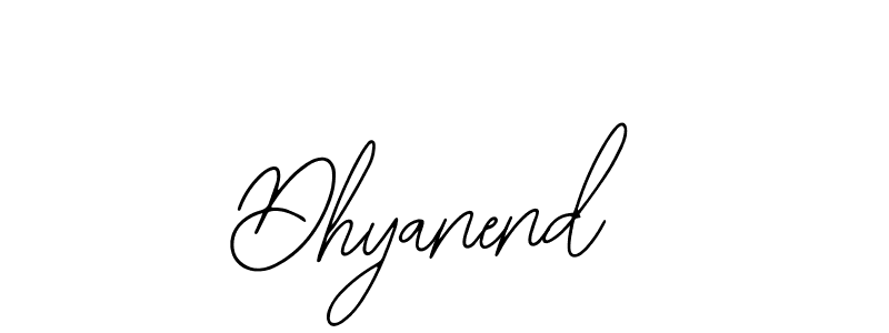 Create a beautiful signature design for name Dhyanend. With this signature (Bearetta-2O07w) fonts, you can make a handwritten signature for free. Dhyanend signature style 12 images and pictures png