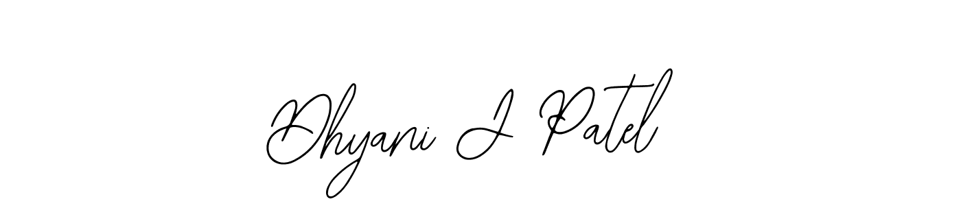 The best way (Bearetta-2O07w) to make a short signature is to pick only two or three words in your name. The name Dhyani J Patel include a total of six letters. For converting this name. Dhyani J Patel signature style 12 images and pictures png