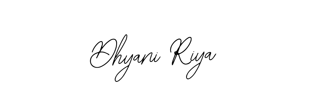 See photos of Dhyani Riya official signature by Spectra . Check more albums & portfolios. Read reviews & check more about Bearetta-2O07w font. Dhyani Riya signature style 12 images and pictures png