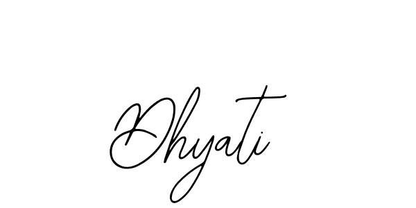 Create a beautiful signature design for name Dhyati. With this signature (Bearetta-2O07w) fonts, you can make a handwritten signature for free. Dhyati signature style 12 images and pictures png