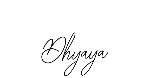 Create a beautiful signature design for name Dhyaya. With this signature (Bearetta-2O07w) fonts, you can make a handwritten signature for free. Dhyaya signature style 12 images and pictures png