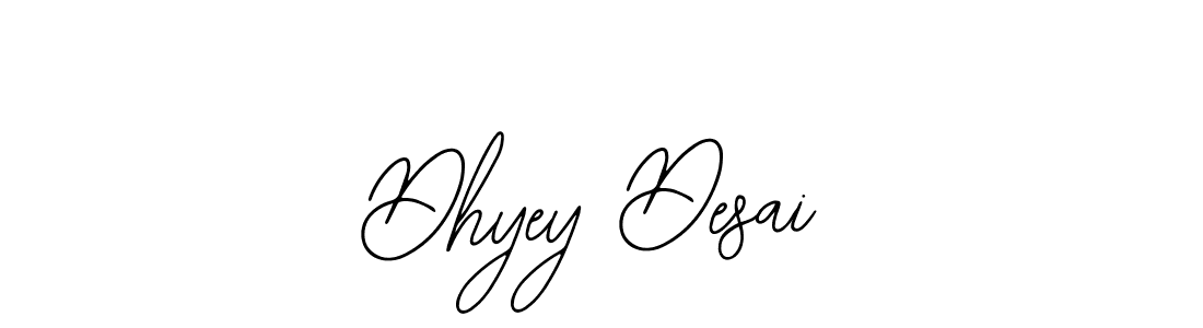 if you are searching for the best signature style for your name Dhyey Desai. so please give up your signature search. here we have designed multiple signature styles  using Bearetta-2O07w. Dhyey Desai signature style 12 images and pictures png