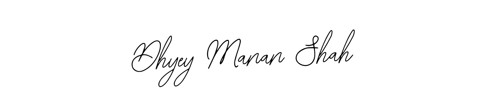 Create a beautiful signature design for name Dhyey Manan Shah. With this signature (Bearetta-2O07w) fonts, you can make a handwritten signature for free. Dhyey Manan Shah signature style 12 images and pictures png