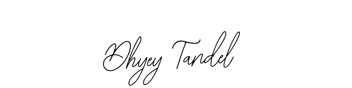 Similarly Bearetta-2O07w is the best handwritten signature design. Signature creator online .You can use it as an online autograph creator for name Dhyey Tandel. Dhyey Tandel signature style 12 images and pictures png