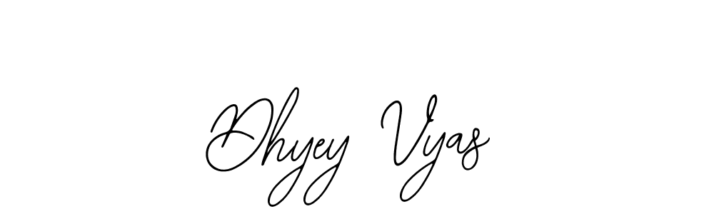 Bearetta-2O07w is a professional signature style that is perfect for those who want to add a touch of class to their signature. It is also a great choice for those who want to make their signature more unique. Get Dhyey Vyas name to fancy signature for free. Dhyey Vyas signature style 12 images and pictures png