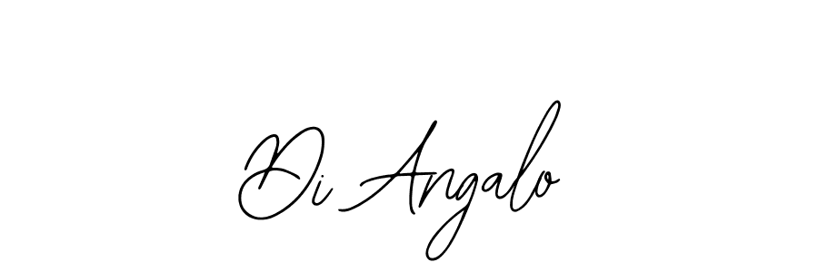You should practise on your own different ways (Bearetta-2O07w) to write your name (Di Angalo) in signature. don't let someone else do it for you. Di Angalo signature style 12 images and pictures png