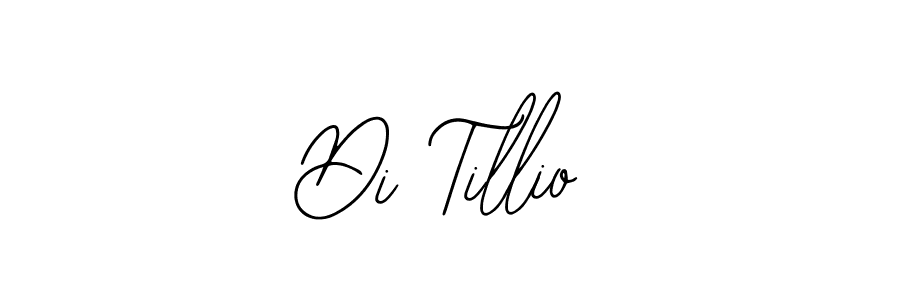 You should practise on your own different ways (Bearetta-2O07w) to write your name (Di Tillio) in signature. don't let someone else do it for you. Di Tillio signature style 12 images and pictures png