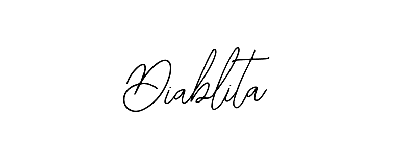 Similarly Bearetta-2O07w is the best handwritten signature design. Signature creator online .You can use it as an online autograph creator for name Diablita. Diablita signature style 12 images and pictures png