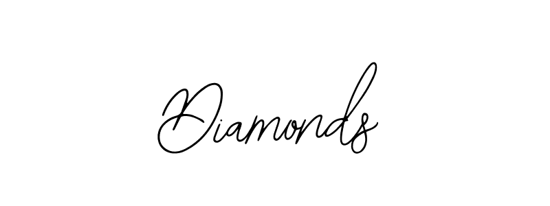 Use a signature maker to create a handwritten signature online. With this signature software, you can design (Bearetta-2O07w) your own signature for name Diamonds. Diamonds signature style 12 images and pictures png