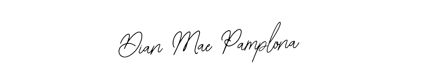 Make a short Dian Mae Pamplona signature style. Manage your documents anywhere anytime using Bearetta-2O07w. Create and add eSignatures, submit forms, share and send files easily. Dian Mae Pamplona signature style 12 images and pictures png