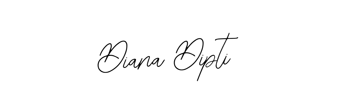 How to make Diana Dipti name signature. Use Bearetta-2O07w style for creating short signs online. This is the latest handwritten sign. Diana Dipti signature style 12 images and pictures png