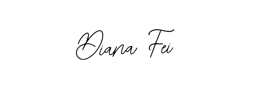 How to make Diana Fei name signature. Use Bearetta-2O07w style for creating short signs online. This is the latest handwritten sign. Diana Fei signature style 12 images and pictures png