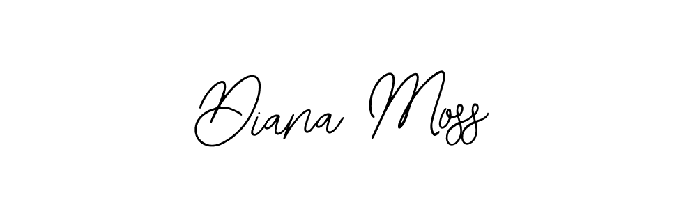 You should practise on your own different ways (Bearetta-2O07w) to write your name (Diana Moss) in signature. don't let someone else do it for you. Diana Moss signature style 12 images and pictures png