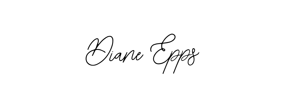 Use a signature maker to create a handwritten signature online. With this signature software, you can design (Bearetta-2O07w) your own signature for name Diane Epps. Diane Epps signature style 12 images and pictures png