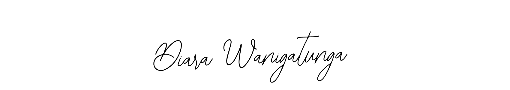 Diara Wanigatunga stylish signature style. Best Handwritten Sign (Bearetta-2O07w) for my name. Handwritten Signature Collection Ideas for my name Diara Wanigatunga. Diara Wanigatunga signature style 12 images and pictures png