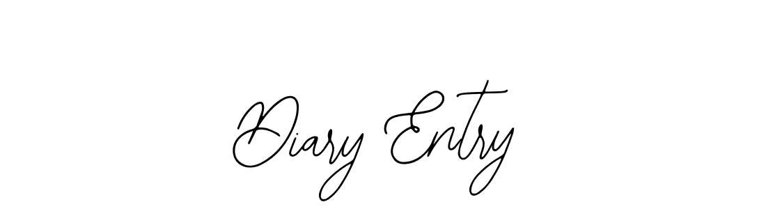 The best way (Bearetta-2O07w) to make a short signature is to pick only two or three words in your name. The name Diary Entry include a total of six letters. For converting this name. Diary Entry signature style 12 images and pictures png
