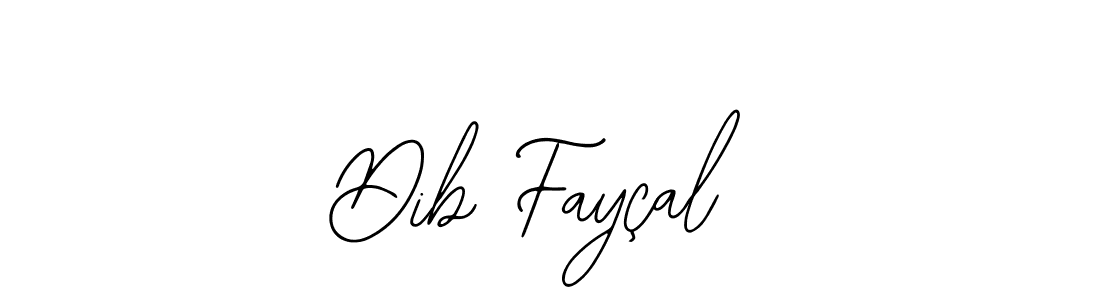 You should practise on your own different ways (Bearetta-2O07w) to write your name (Dib Fayçal) in signature. don't let someone else do it for you. Dib Fayçal signature style 12 images and pictures png