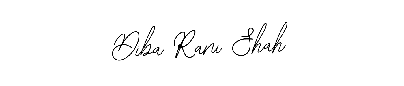 This is the best signature style for the Diba Rani Shah name. Also you like these signature font (Bearetta-2O07w). Mix name signature. Diba Rani Shah signature style 12 images and pictures png