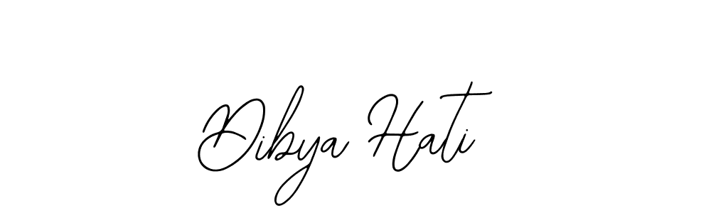 The best way (Bearetta-2O07w) to make a short signature is to pick only two or three words in your name. The name Dibya Hati include a total of six letters. For converting this name. Dibya Hati signature style 12 images and pictures png