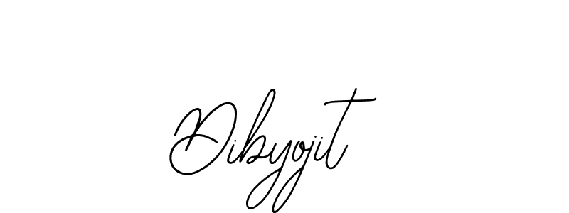 Use a signature maker to create a handwritten signature online. With this signature software, you can design (Bearetta-2O07w) your own signature for name Dibyojit. Dibyojit signature style 12 images and pictures png