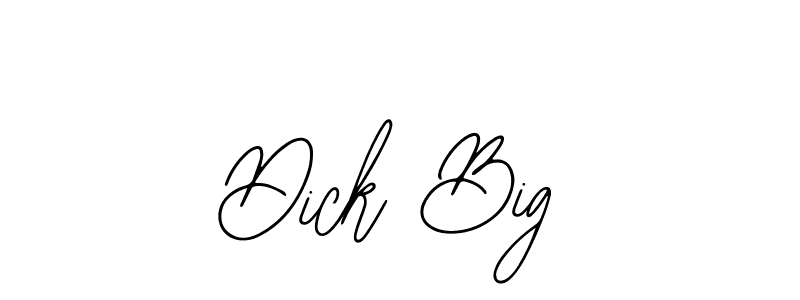 Here are the top 10 professional signature styles for the name Dick Big. These are the best autograph styles you can use for your name. Dick Big signature style 12 images and pictures png