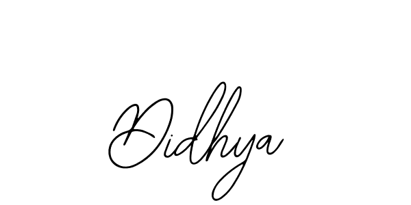 if you are searching for the best signature style for your name Didhya. so please give up your signature search. here we have designed multiple signature styles  using Bearetta-2O07w. Didhya signature style 12 images and pictures png