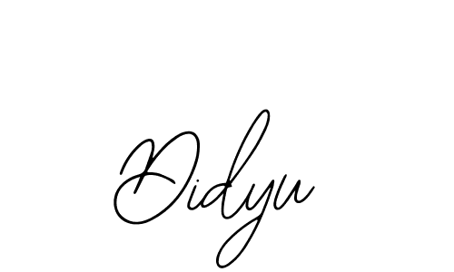 How to make Didyu name signature. Use Bearetta-2O07w style for creating short signs online. This is the latest handwritten sign. Didyu signature style 12 images and pictures png