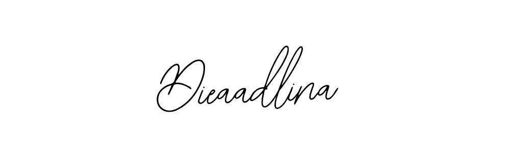 Use a signature maker to create a handwritten signature online. With this signature software, you can design (Bearetta-2O07w) your own signature for name Dieaadlina. Dieaadlina signature style 12 images and pictures png