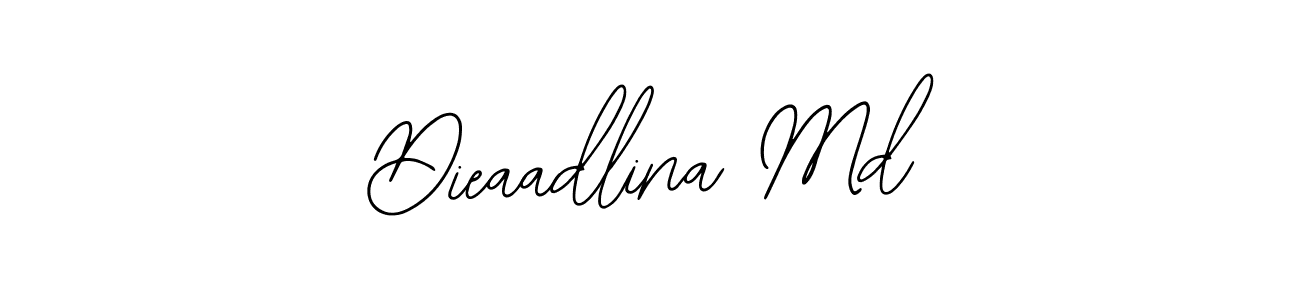 How to Draw Dieaadlina Md signature style? Bearetta-2O07w is a latest design signature styles for name Dieaadlina Md. Dieaadlina Md signature style 12 images and pictures png