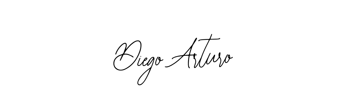 How to make Diego Arturo name signature. Use Bearetta-2O07w style for creating short signs online. This is the latest handwritten sign. Diego Arturo signature style 12 images and pictures png