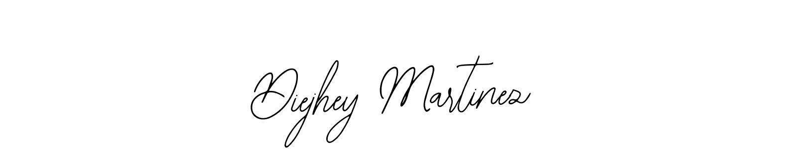 The best way (Bearetta-2O07w) to make a short signature is to pick only two or three words in your name. The name Diejhey Martinez include a total of six letters. For converting this name. Diejhey Martinez signature style 12 images and pictures png