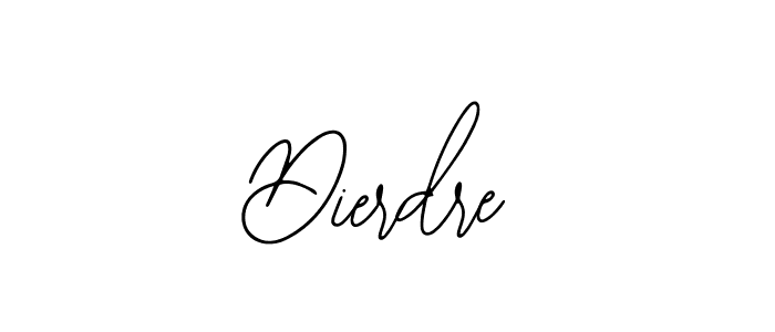 Use a signature maker to create a handwritten signature online. With this signature software, you can design (Bearetta-2O07w) your own signature for name Dierdre. Dierdre signature style 12 images and pictures png