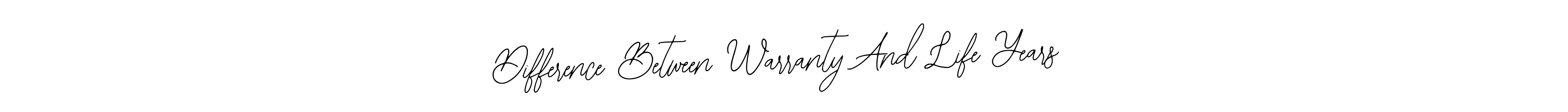 How to make Difference Between Warranty And Life Years name signature. Use Bearetta-2O07w style for creating short signs online. This is the latest handwritten sign. Difference Between Warranty And Life Years signature style 12 images and pictures png