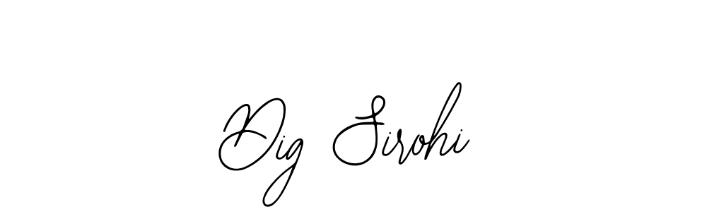 if you are searching for the best signature style for your name Dig Sirohi. so please give up your signature search. here we have designed multiple signature styles  using Bearetta-2O07w. Dig Sirohi signature style 12 images and pictures png