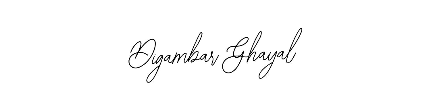 Make a beautiful signature design for name Digambar Ghayal. With this signature (Bearetta-2O07w) style, you can create a handwritten signature for free. Digambar Ghayal signature style 12 images and pictures png