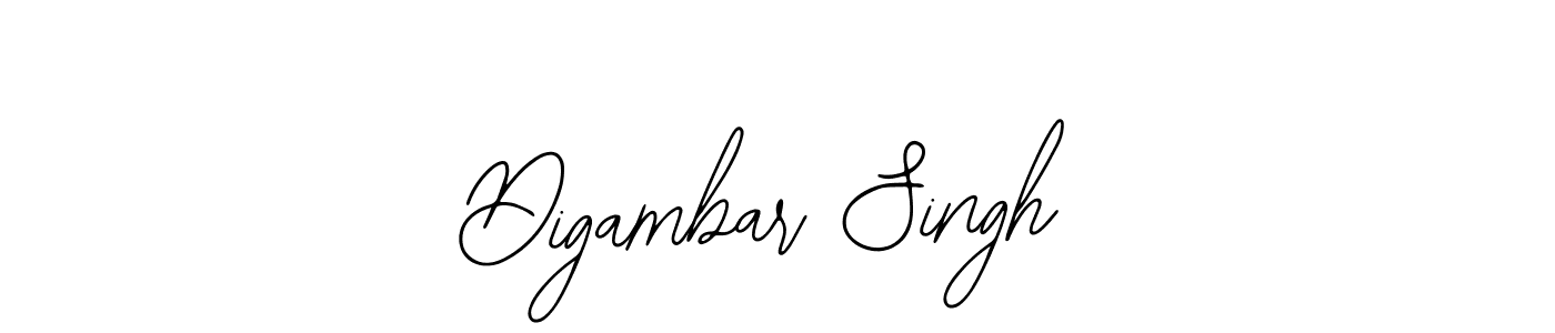 You should practise on your own different ways (Bearetta-2O07w) to write your name (Digambar Singh) in signature. don't let someone else do it for you. Digambar Singh signature style 12 images and pictures png