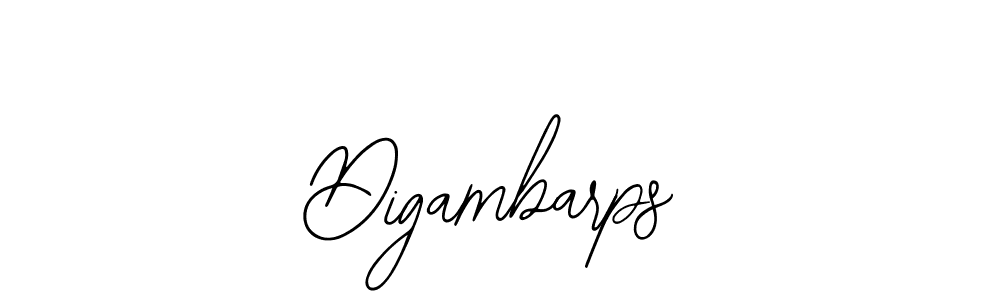 How to make Digambarps signature? Bearetta-2O07w is a professional autograph style. Create handwritten signature for Digambarps name. Digambarps signature style 12 images and pictures png