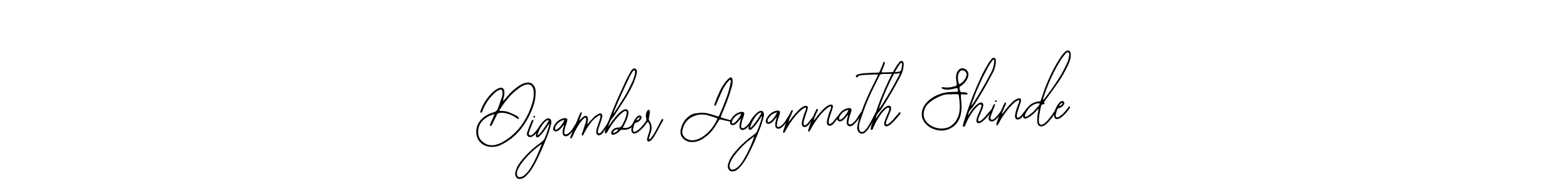 How to make Digamber Jagannath Shinde name signature. Use Bearetta-2O07w style for creating short signs online. This is the latest handwritten sign. Digamber Jagannath Shinde signature style 12 images and pictures png