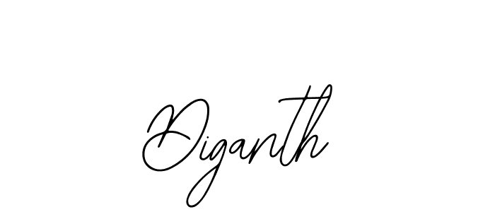Design your own signature with our free online signature maker. With this signature software, you can create a handwritten (Bearetta-2O07w) signature for name Diganth. Diganth signature style 12 images and pictures png