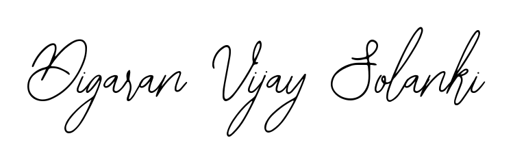A classic penmanship look for Digaran Vijay Solanki. The Bearetta-2O07w font brings timeless elegance and confidence to every signed document. Digaran Vijay Solanki signature style 12 images and pictures png
