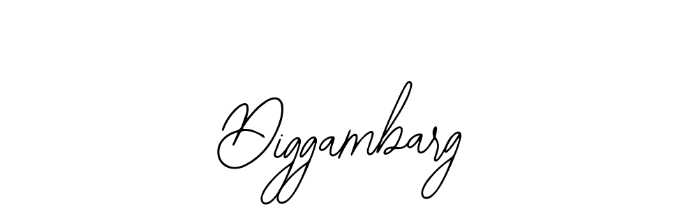 Design your own signature with our free online signature maker. With this signature software, you can create a handwritten (Bearetta-2O07w) signature for name Diggambarg. Diggambarg signature style 12 images and pictures png