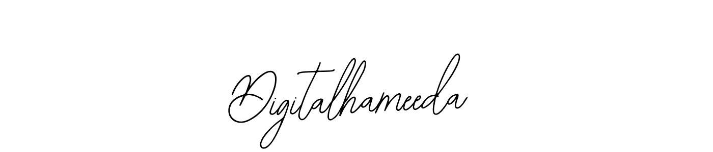 Also we have Digitalhameeda name is the best signature style. Create professional handwritten signature collection using Bearetta-2O07w autograph style. Digitalhameeda signature style 12 images and pictures png